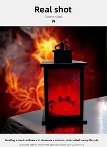 Lámpara Solar Impermeable IP44 con Diseño Creativo de Batería/Enchufe, Accesorios Pequeños para Decoración de Jardín, Artesanía, Decoración de Candelabros - Product Image 4