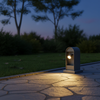 Lampadaire de jardin moderne à LED, économie d'énergie, étanche IP65, angle réglable, en aluminium moulé sous pression, pour jardin