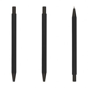 Stylos à bille rétractables en métal fin orange, stylos promotionnels, stylos gel bon marché avec logo personnalisé pour les cadeaux publicitaires d'hôtel - Product Image 3