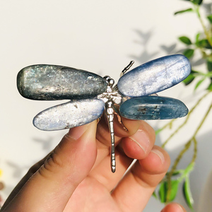 Dropshipping prezzo Mini libellula rosa Quarta ametista fatto a mano spirito curativo di cristallo intaglio artigianato per regalo - Product Image 6