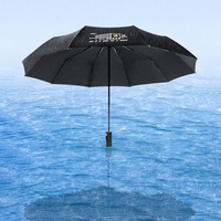 ConRainer Mini Parapluie Automatique Logo Personnalisé Haute Qualité UV Coupe-Vent Portable Pliable Design avec Pochette pour Cadeaux d'Affaires
