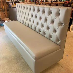 Muebles para Proyectos Hoteleros MORE DESIGN, Sofá Seccional de Terciopelo para Bar, Hamburguesería, Cafetería, KTV, Club, Restaurante - Product Image 1