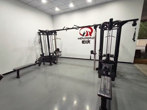 Máquina Multifuncional de Gimnasio Comercial con Estructura de Acero y Diseño de Pila de Pesas para <span class=keywords><strong>Entrenamiento</strong></span> - Product Image 2