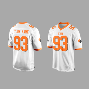 Vente en gros OEM vierge sublimée équipe maillot de football américain conception libre attirail sergé chemises de rugby uniformes de football personnalisés - Product Image 1