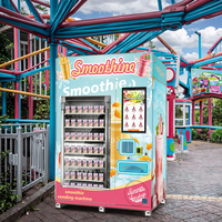 Distributeur automatique intelligent de smoothies, très demandé, avec écran tactile SDK et paiement multi-mode pour centres commerciaux et parcs d'attractions