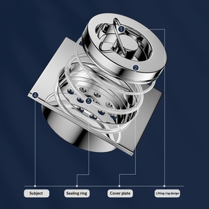 Custom Swimming Pool Floor Drain Copper Anti-Blocking & Anti-Pest for Fish Pool & for <b>Bath</b> DN50/75/110 - Product Image 4