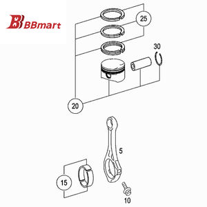 BBmart汽车配件发动机活塞环，用于BMW E39 E46 E60 E65 E66 E83 E85 X3 X5 Z4 OE 11257506223 1125 7506 223的BBmart汽车配件发动机活塞环 - Product Image 2