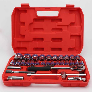 Juego de llave de tubo de trinquete de 1/2 pulgadas de servicio pesado de 32 piezas, herramienta Spannar <span class=keywords><strong>Goti</strong></span> con caja de transporte - Product Image 6