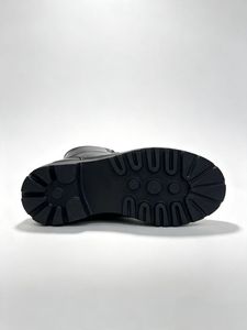 Bottes d'hiver pour femmes, chaudes et confortables, mi-mollet, tige en PU, semelle extérieure en caoutchouc antidérapante et imperméable - Product Image 4