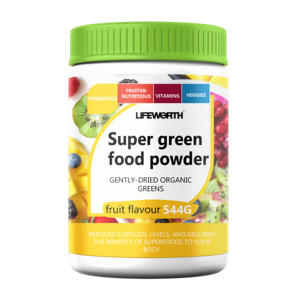 مسحوق عصير الخضروات العضوية الفائقة من لايف وورث - مزيج من الألياف النباتية والبروبيوتيك للصحة اليومية وعلامة تجارية خاصة - Product Image 1