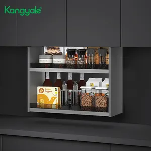 Kangyale ตะกร้ายกตู้เก็บของ,ตะกร้าลิฟต์อัจฉริยะอุปกรณ์เสริมสำหรับห้องครัว