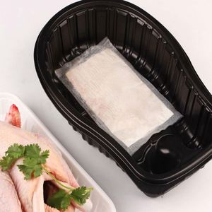Tampon absorbant en papier biodégradable pour viande, vente en gros - Product Image 2