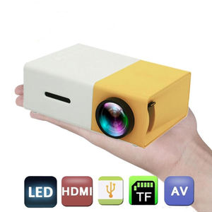 Miniproyector LED <span class=keywords><strong>YG300</strong></span> Digital <span class=keywords><strong>Pro</strong></span>, dispositivo móvil Full HD de 1080P, compatible con USB, AV, TF, PS4, reproductor multimedia portátil para el hogar - Product Image 3