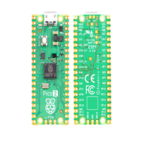 Raspberry Pi Pico 2W Board resmi laris RP2040 Dual-Core 264KB untuk komponen elektronik lengan