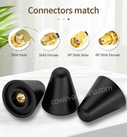 Mini tête champignon sans fil Antenne externe étanche 2.4G Connecteur SMA WIFI 2.4GHz ANTENNE WIFI cellulaire extérieure