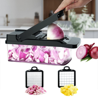 TOALLWIN Trending Multifunctionele Ui-Aardappel-Groentesnijder Handmatige Groentehakker Fruit- en Groentegereedschap