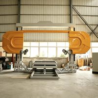 Machine de découpe de pierre CNC à fil diamanté à portique pour charges lourdes, pour le traitement de blocs de monuments