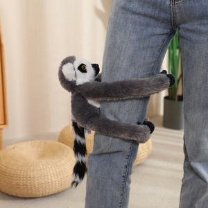 Soporte de cortina de mono de probóscide divertido OEM, adorable personalizado para correa de Velcro para decoración del hogar, accesorios novedosos con malla de felpa - Product Image 4