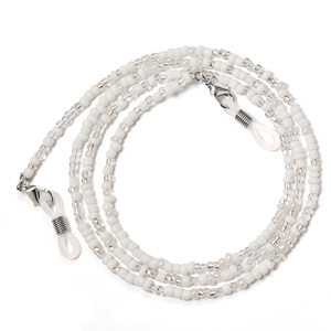 C & J Yanye Masque Chaîne Coloré Acrylique Perlé Lunettes Sangle Corde Accessoires Anti-Perdu Lanière <span class=keywords><strong>Porte</strong></span>-Lunettes Chaîne pour Femmes - Product Image 2