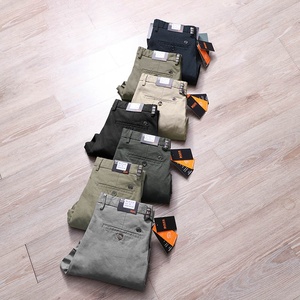 Vendita diretta in fabbrica <span class=keywords><strong>pantaloni</strong></span> da <span class=keywords><strong>uomo</strong></span> di fascia alta da <span class=keywords><strong>uomo</strong></span> alla moda primavera nuovi <span class=keywords><strong>pantaloni</strong></span> Casual Versatile taglio dritto in tessuto di tela - Product Image 1