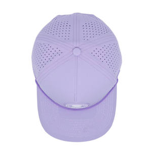 Gorra de Béisbol de 5 Paneles, Resistente al Agua, con Corte Láser, Personalizada en Lila, para Mujer, Transpirable, Ideal para Actividades al Aire Libre - Product Image 5
