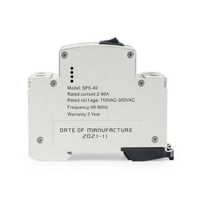 Offre Spéciale NIN NP8 auto-réinitialisation sur/sous tension protecteur, courant réglable 110 - 300V AC disjoncteur électronique