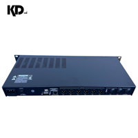 Processeur de gestion de haut-parleurs numérique 2.6 canaux 1U pour rack, avec crossover audio et suppression automatique du microfeedback, pour scène live et extérieur