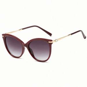 Gafas de Sol de Moda, Nuevas, con Degradado, Estilo Ojo de Gato, Protección UV400, con Diamantes, Metálicas, para Mujer, 2021 - Product Image 4