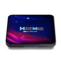Récepteur de télévision par satellite H96 Max V11 RK3318 Android 11.0 4k 2G/4G 16G/32G/64G Ultra HD 2.4GHz/5.8GHz AC wifi + 100M Android tv box