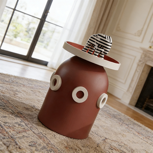 Table basse de style nordique, design unique en forme d'œil, petite table d'appoint <span class=keywords><strong>pour</strong></span> appartement, chambre d'étudiant, décoration de salon, meubles - Product Image 4