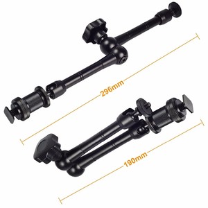 Kasin Tay Xoay Thần Kỳ 11 Inch Có Thể Điều Chỉnh + Kẹp Cua Lớn Siêu Kẹp Cho Máy Quay Màn Hình <span class=keywords><strong>LCD</strong></span> Đèn LED Máy Ảnh <span class=keywords><strong>DSLR</strong></span> - Product Image 3