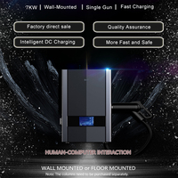 Residencial Home Use IP54 Station de charge murale DC EV CCS2 40kw Chargeur pour voiture électrique