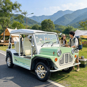 Auto Eléctrico Clásico Antiguo Premium con Faros LED para Servicio de Transporte de Turistas en Atracciones Turísticas - Product Image 1
