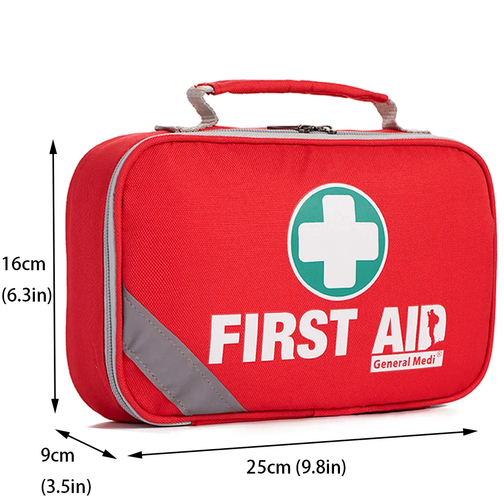 258 Piece set first aid kit red first aid for travel vehicle outdoor camping aid kit