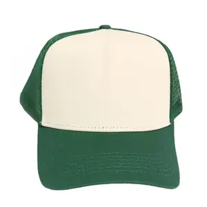 Topi jala cetak logo kustom topi trucker untuk pria dan wanita