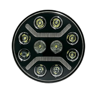 Nouvelle lampe de travail pour voiture 12 LED IP65 étanche, DC10-60V, en alliage d'aluminium, lumière de conduite LED BLANC + BLANC CHAUD, pour tout-terrain, camion, SUV