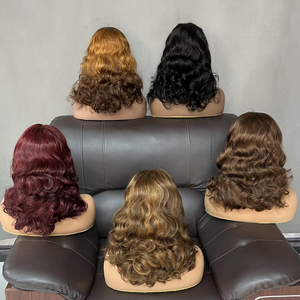 Cheveux vierges de bonne qualité, fournisseur de cheveux humains naturels, perruques frontales SDD 14 pouces Ocean Wave 13X4 - Product Image 2