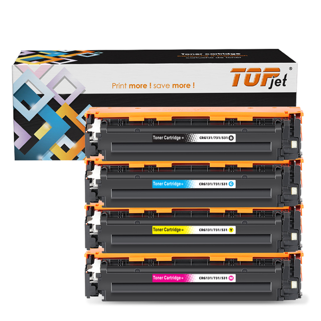 Topjet CRG 131 331 731 CRG131 CRG331 CRG731 Compatible Color Toner Cartridge for Canon LBP-7100CN MF8230CN Printer