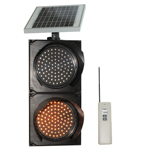 Feux rouges et verts de <span class=keywords><strong>8</strong></span> pouces à télécommande solaire pour portes automatisées, routes privées et entrées principales - Product Image 3