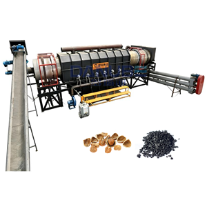 Horno de carbonización de cáscara de coco ecológico, máquina para hacer carbón vegetal - Product Image 1