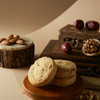 Biscuits croustillants chinois à marque privée OEM, sains et savoureux, aux ignames, aux dattes rouges et aux noix