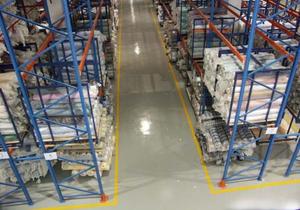 Dễ dàng lắp ráp kho lưu trữ kệ cho vải cuộn Kho lưu trữ mô-đun nhà sản xuất bột bọc Pallet giá - Product Image 2