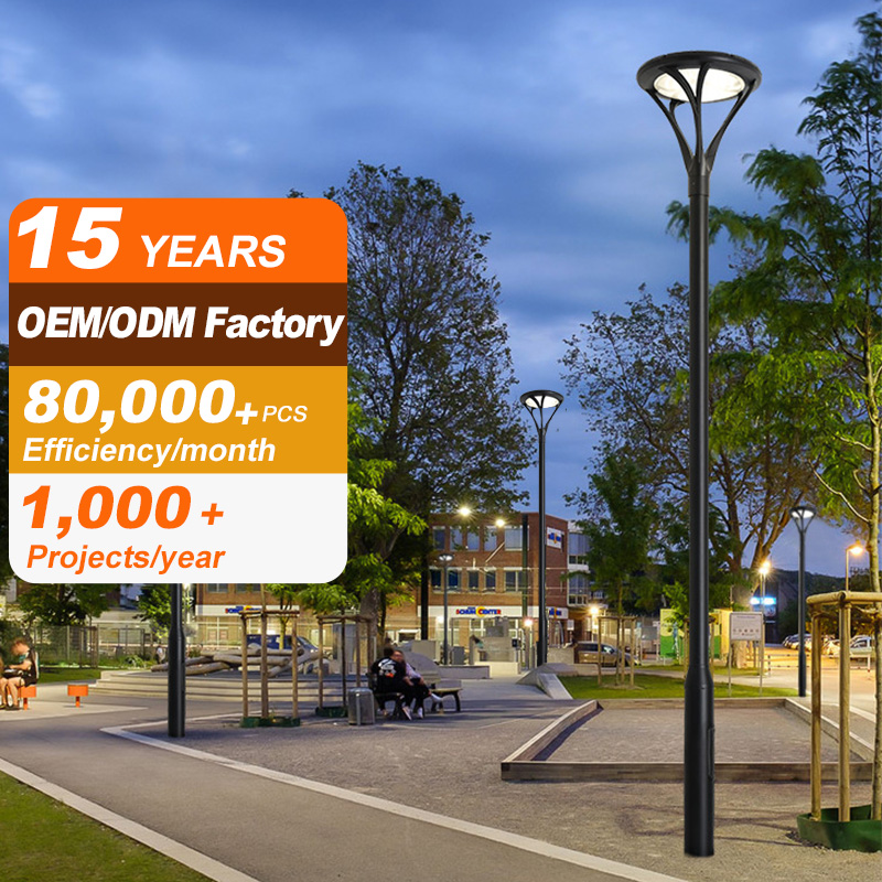 OEM, заводская цена, Солнечная дорожка, уличная дорожка, дорожка, столешница, светодиодная лампа для сада на солнечных батареях с полюсом