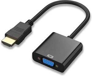 <span class=keywords><strong>Adaptador</strong></span> Convertidor <span class=keywords><strong>HDMI</strong></span> <span class=keywords><strong>Macho</strong></span> <span class=keywords><strong>a</strong></span> <span class=keywords><strong>VGA</strong></span> Hembra Chapado en Oro Premium, <span class=keywords><strong>Cable</strong></span> de Conversión <span class=keywords><strong>HDMI</strong></span> Full HD 1080P HDTV <span class=keywords><strong>para</strong></span> Computadora de Hogar y Portátil - Product Image 1