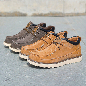 Nuevas Botas Martin de Piel de Cerdo de Primera Calidad para Hombre, Estilo Británico, Media Caña, Tallas Internacionales, Botas de Trabajo de Moda para Primavera y Otoño - Product Image 4