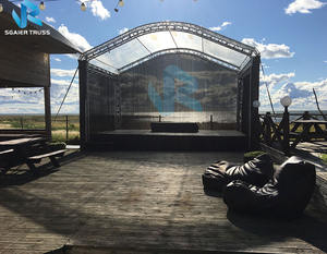 ไฟเวทีดนตรีสำหรับคอนเสิร์ตกลางแจ้งพร้อมฝาครอบหลังคา <span class=keywords><strong>PVC</strong></span> สำหรับแขวนลำโพง - Product Image 6