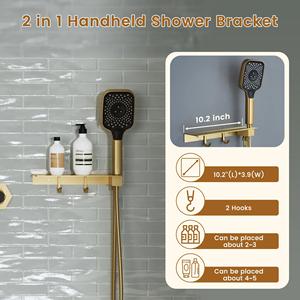 Luxurious Stainless Steel Constant-temperature Overhead <b>Shower</b> <b>System</b> Rainfall 64-color LED Lights Modern Design Hotel Use BXW-0 - Product Image 6