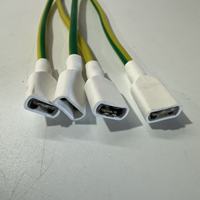 Kabel Jumper Dupont 2 P 2 Pin datar kustom pria 7P Pin 2.54 Mm Pitch 40Cm untuk peralatan rumah