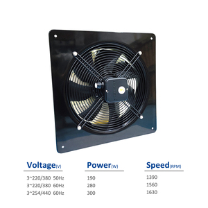 Ventilateur axial de refroidissement pour la réfrigération, les condenseurs et les centres de données ZIEHL-ABEGG FN035-4DQ.0F.A7P2 350 mm 220/380 V 190 W 0,69/0,40 A 1390 tr/min - Product Image 2