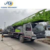 Grue mobile d'occasion Zoomlion 25 tonnes à bas prix avec accessoires gratuits – Camion-grue 25 tonnes d'occasion pour la logistique portuaire